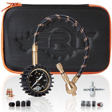 Glows in Dark Rapid Air Down Tire Deflator Offroad Kit, PSI Tire Pressure Gauge,Custom Foam Case + Chrome Caps & Valve Core Repair Tool
