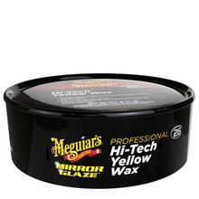 Meguiar's M26 Hi-Tech Yellow Wax - Premium Carnauba and Polymer Paste Wax, M2611, 11 Oz
