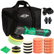 AUTOCARE Cordless Car Buffer Polisher Kit, 5 Variable Speeds 4-inch 24W Machine
