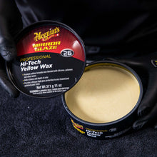 Meguiar's M26 Hi-Tech Yellow Wax - Premium Carnauba and Polymer Paste Wax, M2611, 11 Oz