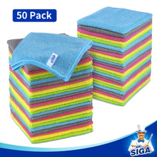 MR.Siga Microfiber Cleaning Cloth, All-Purpose Kitchen Cleaning Towels, Pack of 50, Size 11.8