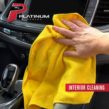 Platinum Series Premium Microfiber Multi-Purpose Surface Cleaning Towels, 40 Pack, Yellow