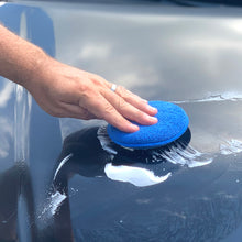 Auto Drive Car Wash Microfiber Applicator Pads 2 Pack, Blue
