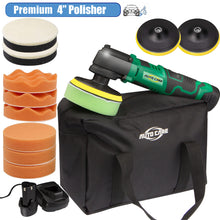AUTOCARE Cordless Car Buffer Polisher - with 12V Lithium Rechargeable Battery 5 Variable Speeds Orbital Buffer Polisher