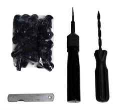 Stop & Go 1075 Tubeless Tire Plugger Repair Kit for Punctures & Flats (25 Plugs)