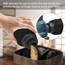 CACAGOO 300W Electric Sander 5 Inch 125mm Sanding Plate Wood Processing Furniture Car Polishing Machine with Dust Box 6 Speed Regulation