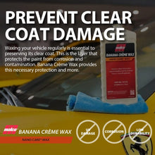 Malco Nano Care Banana Creme Wax - Deep Gloss Shine and Long-Lasting UV Protection / For Automotive, Marine and Industrial Finishes / 32 oz. (197732)