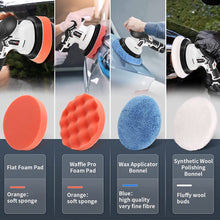 INMETT Cordless Car Buffer Polisher - with 2pcs 12V Lithium Rechargeable Battery Brushless Polisher with Variable Speed, 2.0Ah Portable Buffer Kit for Waxing,Buffing,Sanding…