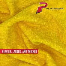 Platinum Series Premium Microfiber Multi-Purpose Surface Cleaning Towels, 40 Pack, Yellow