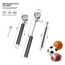 HOTBEST Bike Tyre Repair Kit Mini Bike Pump High Pressure Gauge,Bicycle Repair Tool,Rasp and Patches Bicycle Tool