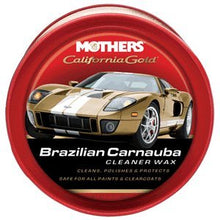 Mothers 05500 California Gold Brazilian Carnauba Cleaner Wax Paste - 12 Oz