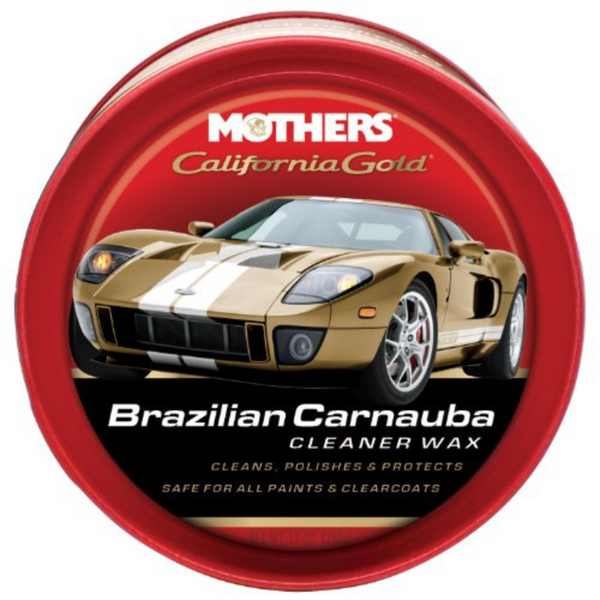 Mothers 05500 California Gold Brazilian Carnauba Cleaner Wax Paste - 12 Oz