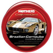 Mothers 05500 California Gold Brazilian Carnauba Cleaner Wax Paste - 12 Oz