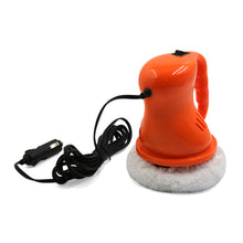 Unique Bargains DC 12V Orange Black Waxing Buffing Machine Car Electric Waxer Polisher Cleaning