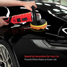 SILVEL Buffer Polisher,  1580W 7 Inch/6 Inch Rotary Car Buffer Polisher Waxer