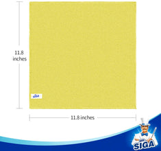 MR.Siga Microfiber Cleaning Cloth, All-Purpose Kitchen Cleaning Towels, Pack of 50, Size 11.8
