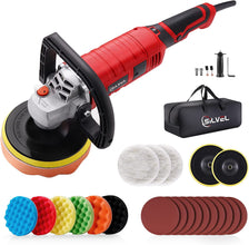 SILVEL Buffer Polisher,  1580W 7 Inch/6 Inch Rotary Car Buffer Polisher Waxer