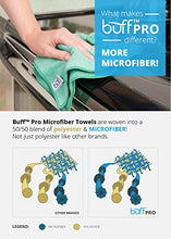 Buff Microfiber Cleaning Cloth | Black (12 Pack) | Size 16