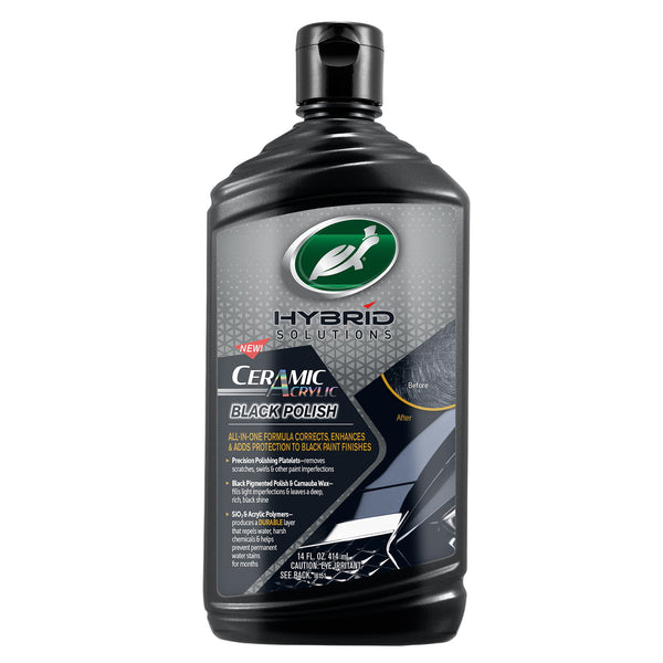 Turtle Wax Hybrid Solutions Ceramic Acrylic Black Polish 14 oz