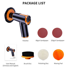 Mixfeer Car Cordless Polisher Portable Handheld buffer polisher Waxer Sander for Car Sanding, Polishing,Paint/Rust Removal